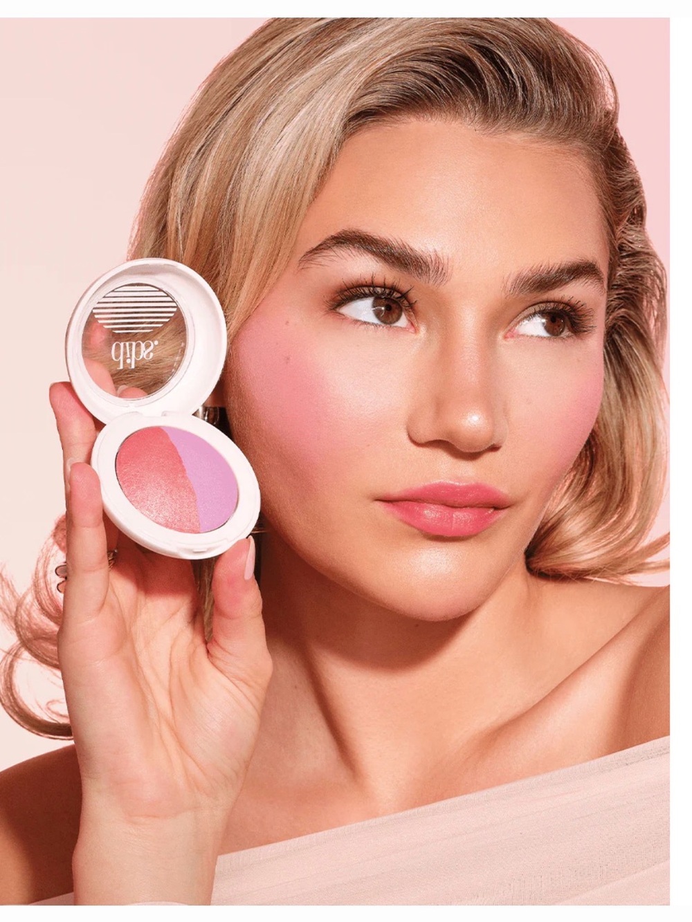 Dibs- The Duet Baked Blush Duo Compact in PopStar